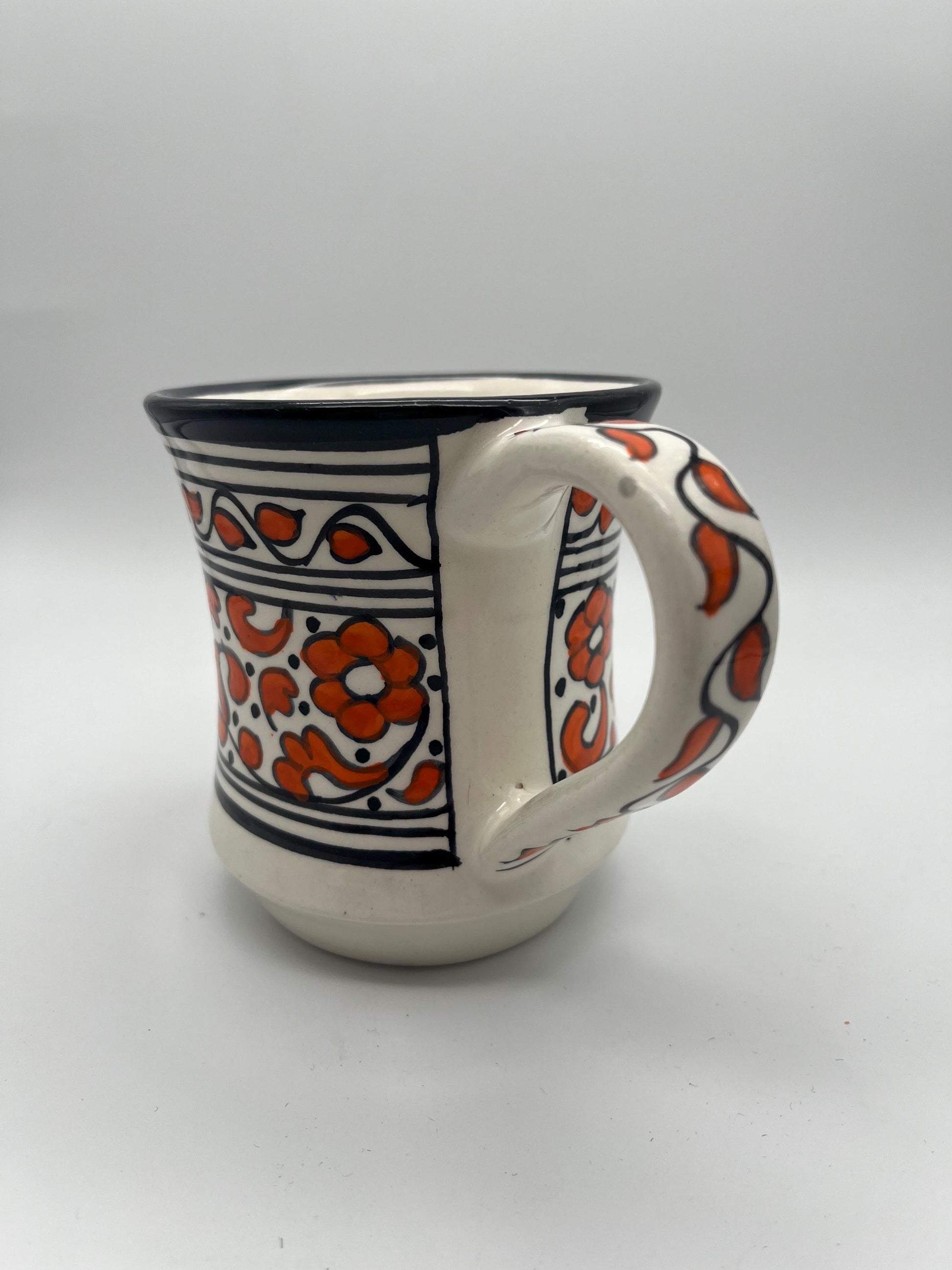 Moroccan Beldi Mug, Handmade, Boho Ceramic Tea, Coffee Mug from Morocco