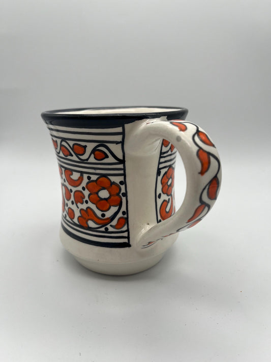 Moroccan Beldi Mug, Handmade, Boho Ceramic Tea, Coffee Mug from Morocco