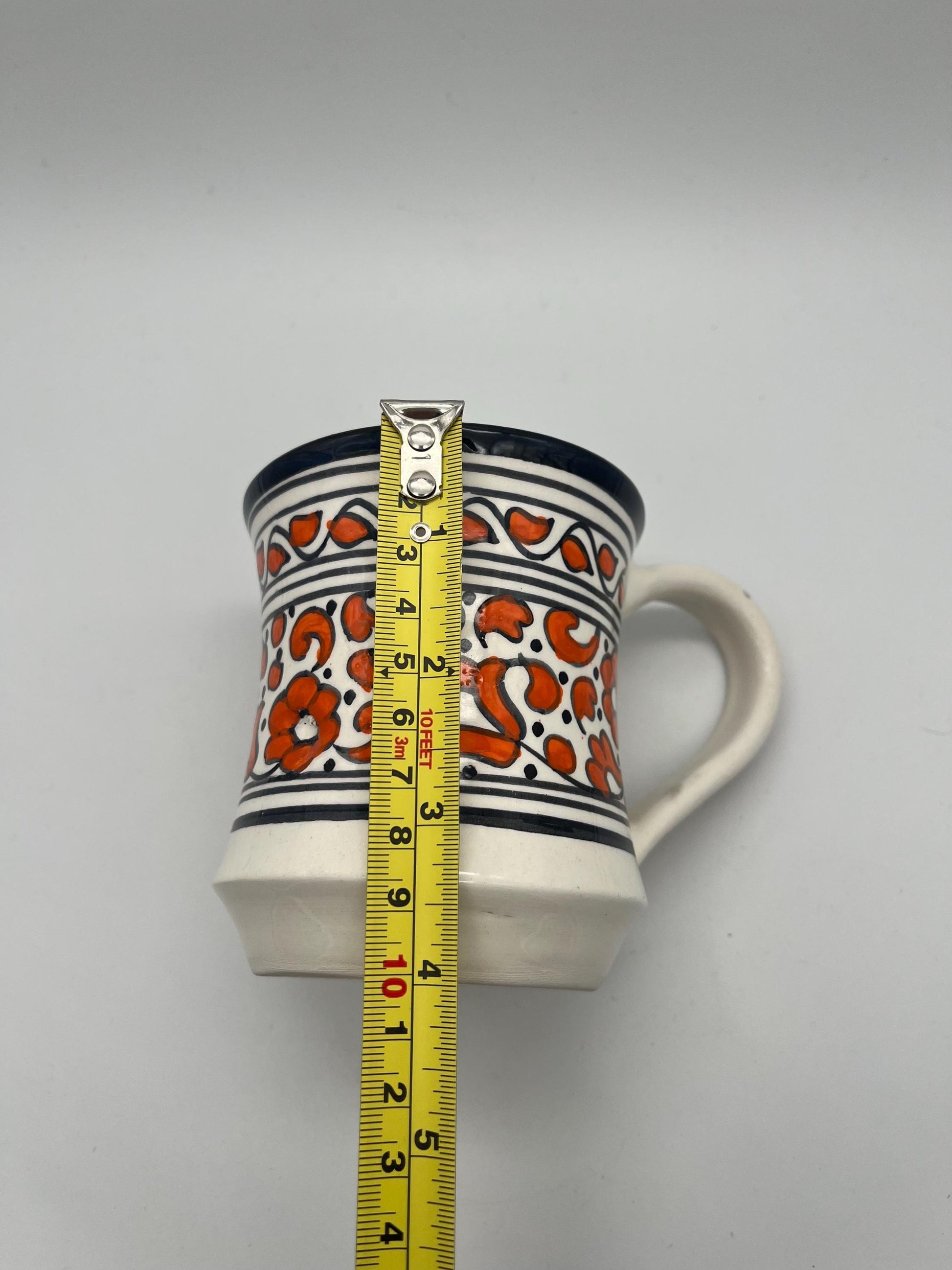 Moroccan Beldi Mug, Handmade, Boho Ceramic Tea, Coffee Mug from Morocco