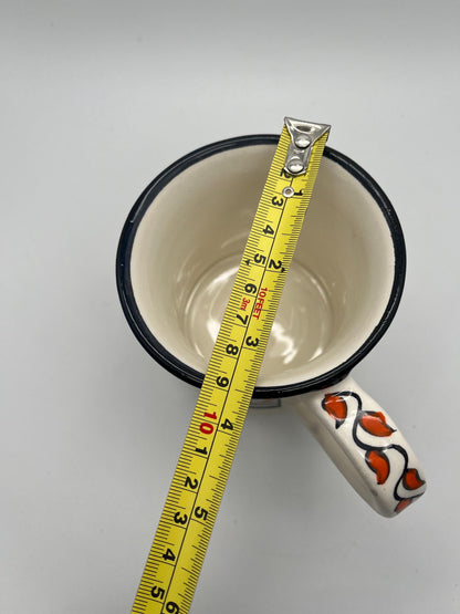 Moroccan Beldi Mug, Handmade, Boho Ceramic Tea, Coffee Mug from Morocco