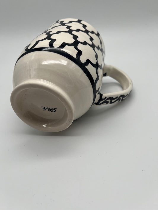 Moroccan Beldi Mug, Handmade, Boho Ceramic Tea Mug from Morocco