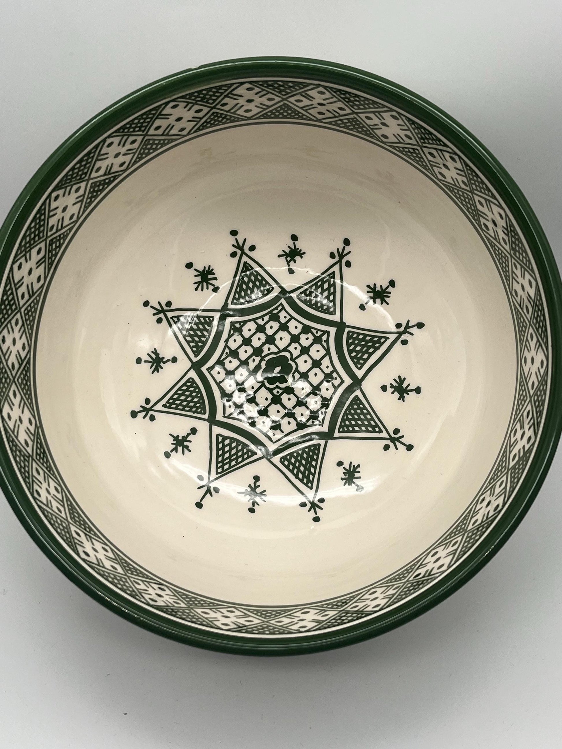 Handmade Handcrafted Moroccan Ceramic Bowls, Beldi