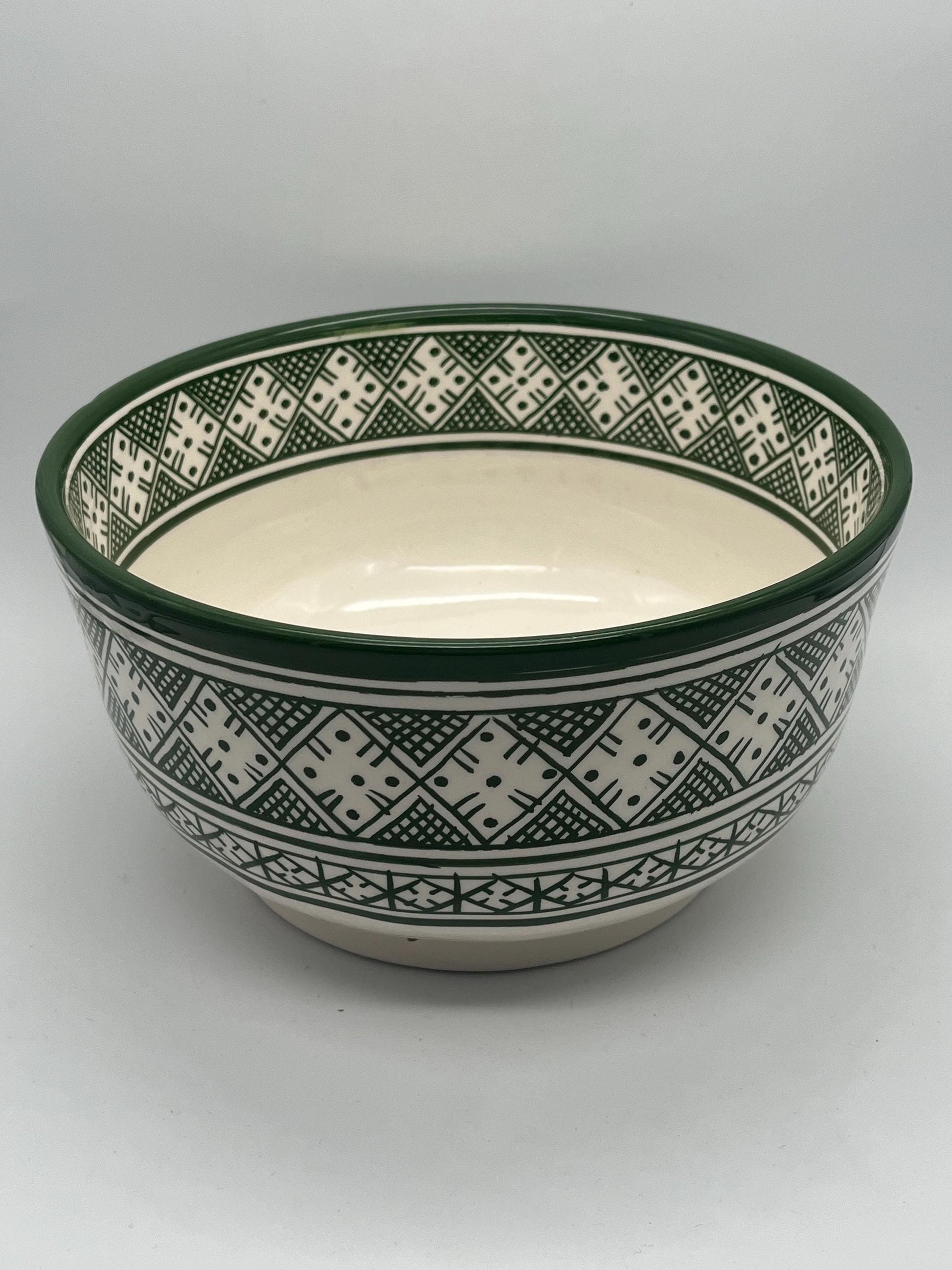 Handmade Handcrafted Moroccan Ceramic Bowls, Beldi