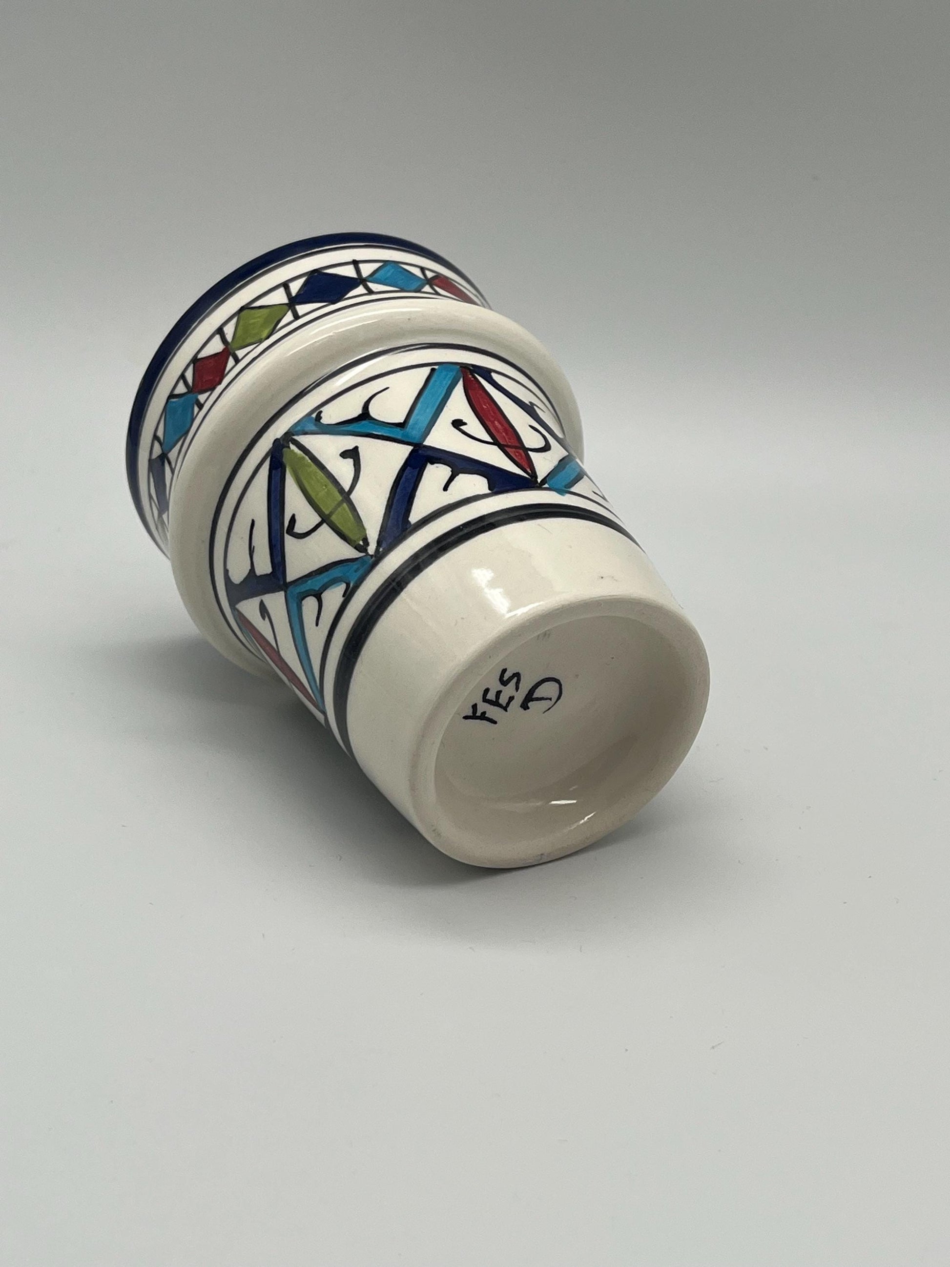 Moroccan Beldi Mug, Handmade, Boho Ceramic Tea Mug from Morocco