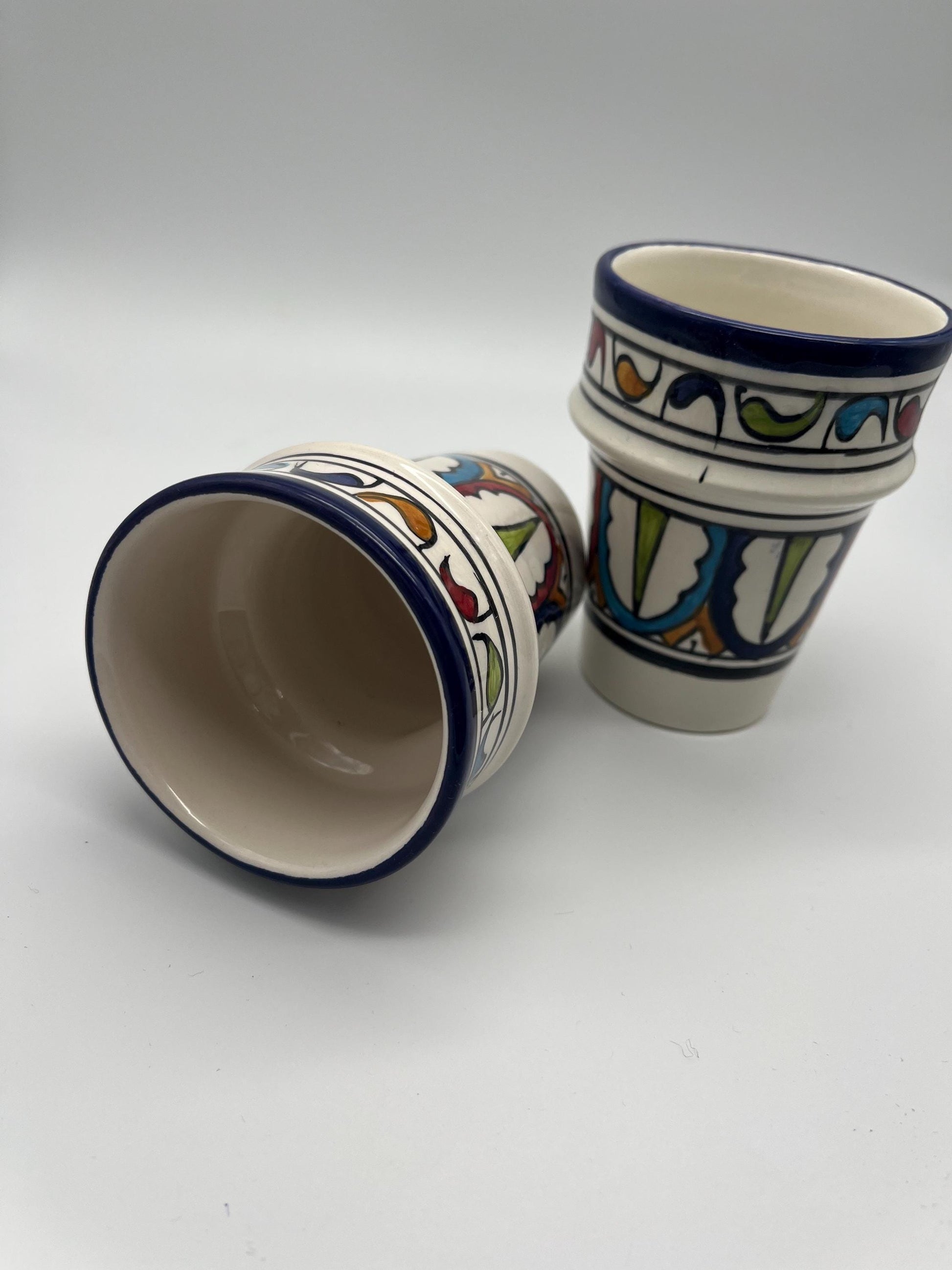 Moroccan Beldi Mug, Handmade, Boho Ceramic Tea Mug from Morocco