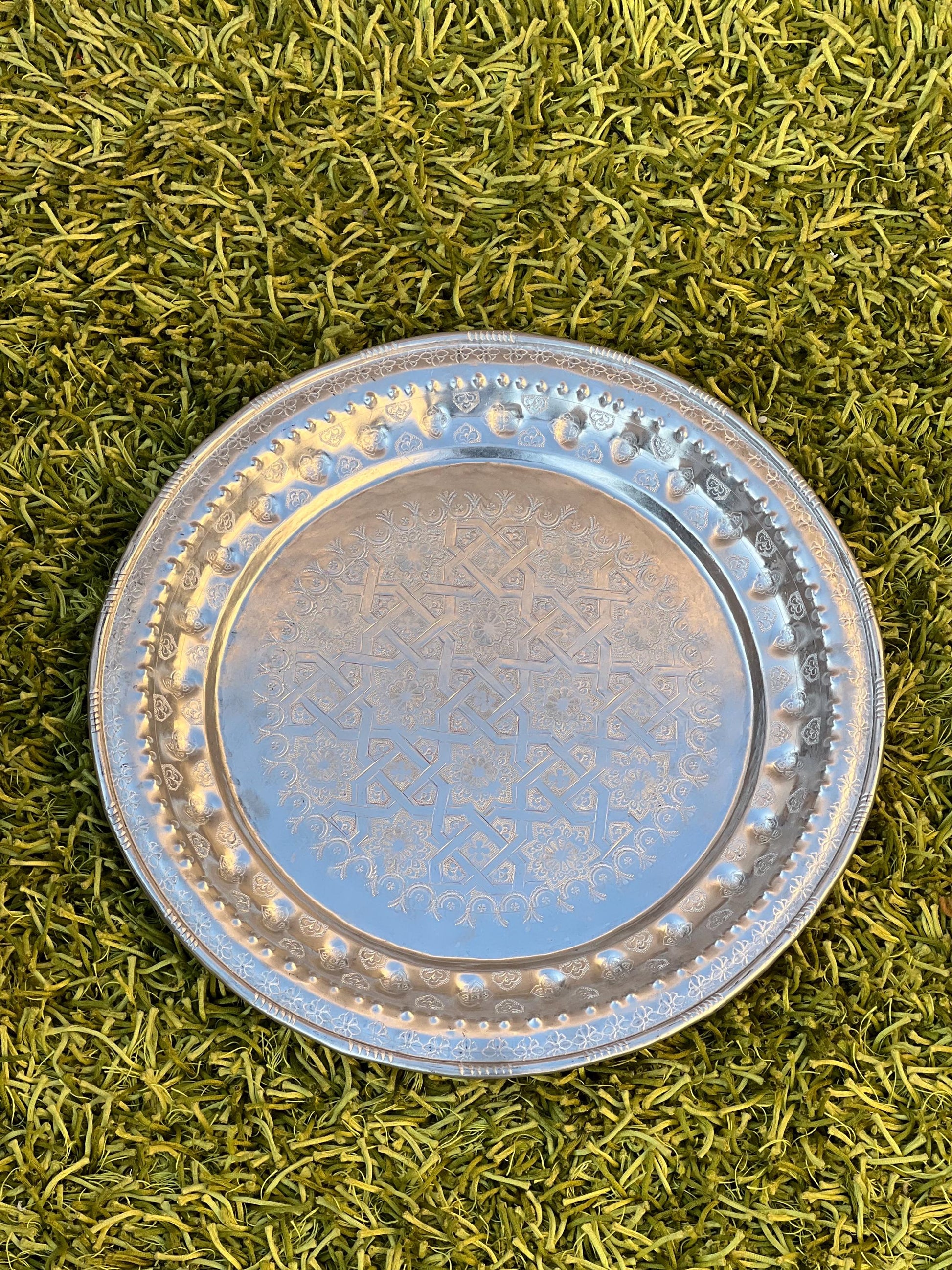 Handmade Moroccan Tray – Elegant & Authentic Serving Piece