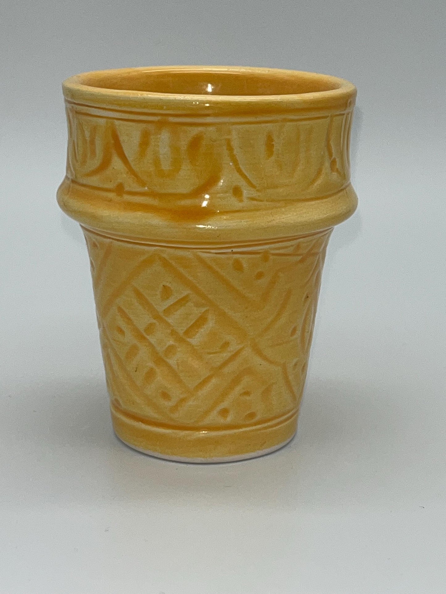 Moroccan Beldi Mug, Handmade, Boho Ceramic Tea Mug from Morocco