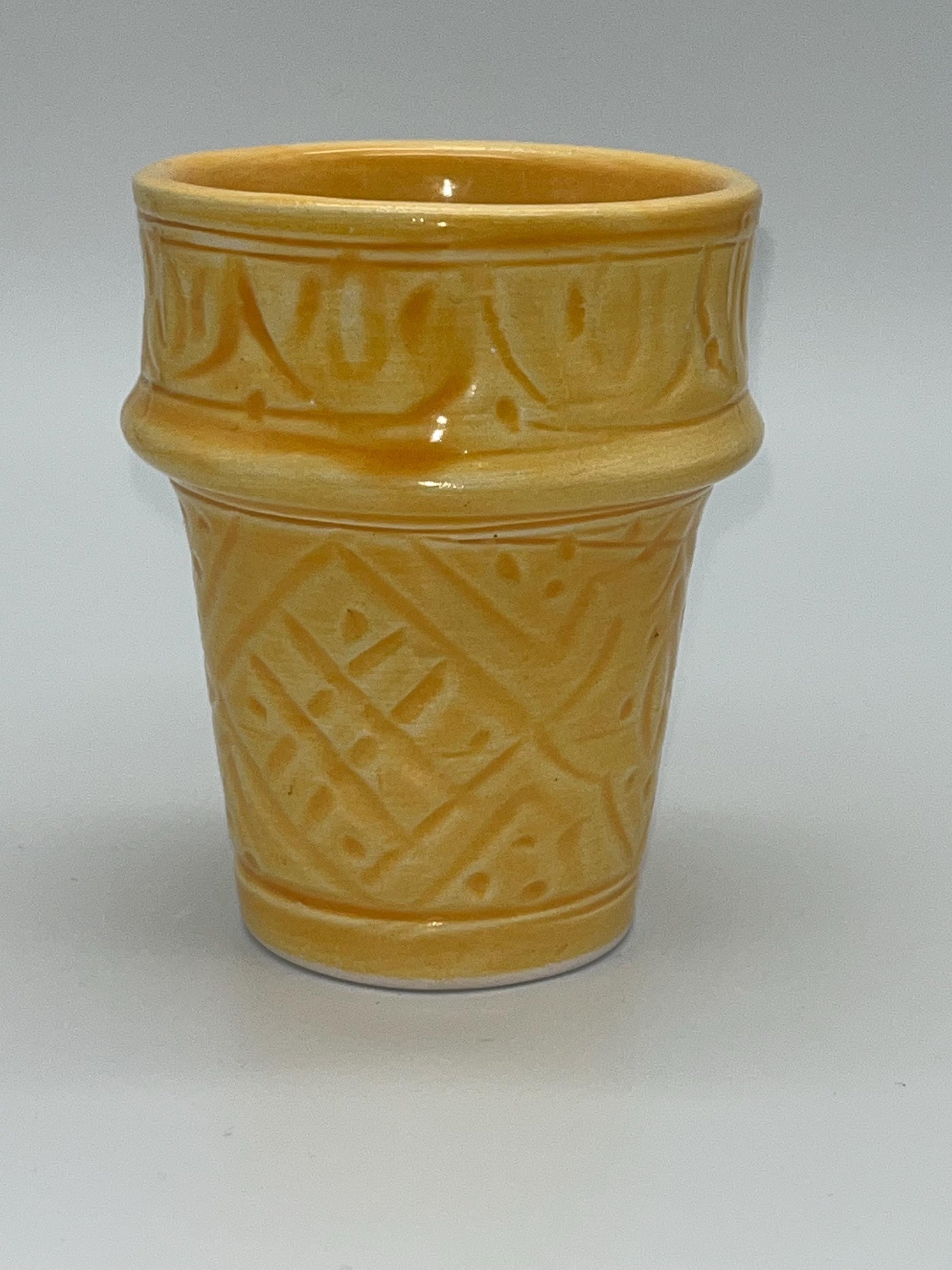 Moroccan Beldi Mug, Handmade, Boho Ceramic Tea Mug from Morocco