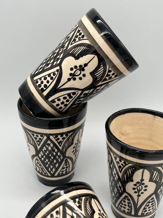 Moroccan Beldi Mug, Handmade, Boho Ceramic Tea Mug from Morocco