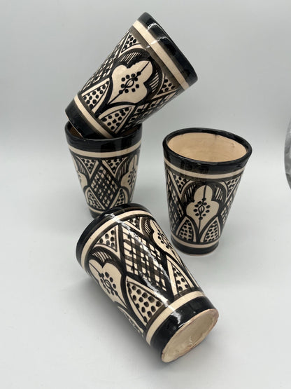 Moroccan Beldi Mug, Handmade, Boho Ceramic Tea Mug from Morocco