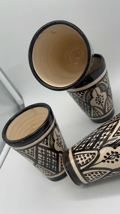 Moroccan Beldi Mug, Handmade, Boho Ceramic Tea Mug from Morocco