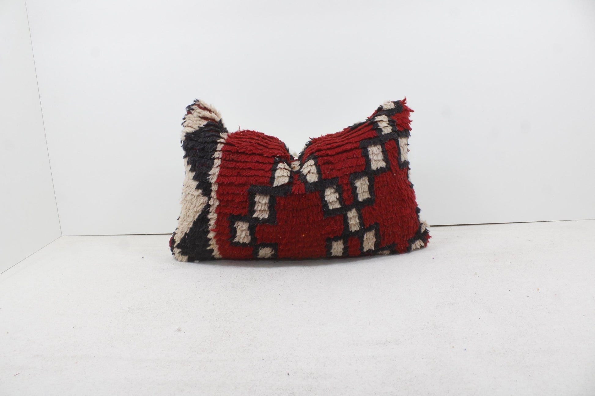 Vintage Moroccan Pillows 100% Wool ,Absolutely Gorgeous Pillow Floor Pillow Moroccan Berber Home Design Handmade Kilim Berber P285