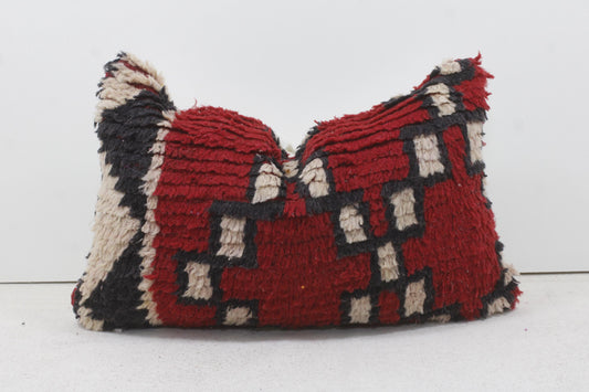 Vintage Moroccan Pillows 100% Wool ,Absolutely Gorgeous Pillow Floor Pillow Moroccan Berber Home Design Handmade Kilim Berber P285