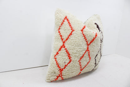Vintage Moroccan Pillows 100% Wool ,Absolutely Gorgeous Pillow Floor Pillow Moroccan Berber Home Design Handmade Kilim Berber P238