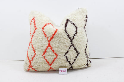 Vintage Moroccan Pillows 100% Wool ,Absolutely Gorgeous Pillow Floor Pillow Moroccan Berber Home Design Handmade Kilim Berber P238