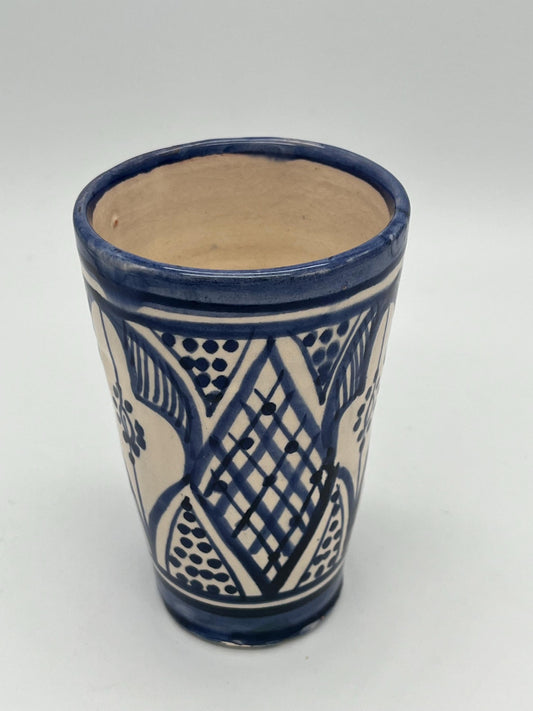 Moroccan Beldi Mug, Handmade, Boho Ceramic Tea Mug from Morocco