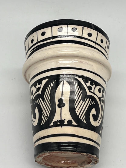 Moroccan Beldi Mug, Handmade, Boho Ceramic Tea Mug from Morocco