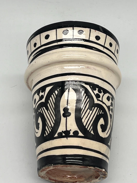 Moroccan Beldi Mug, Handmade, Boho Ceramic Tea Mug from Morocco
