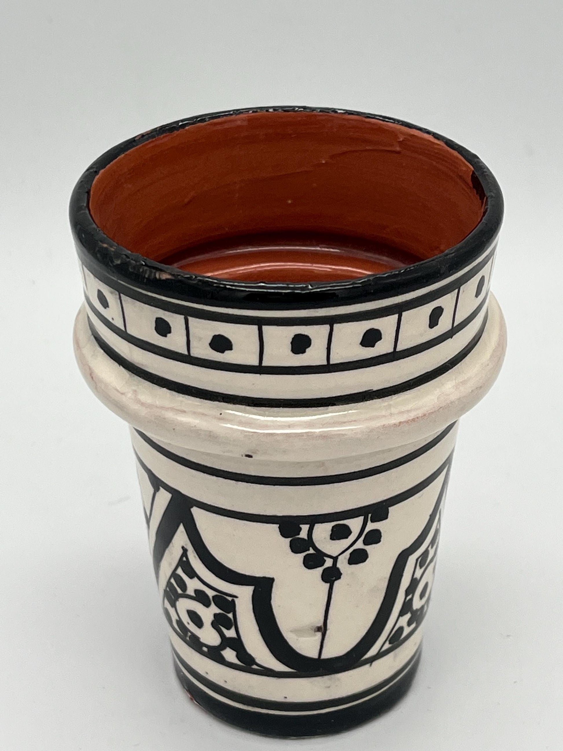 Moroccan Beldi Mug, Handmade, Boho Ceramic Tea Mug from Morocco