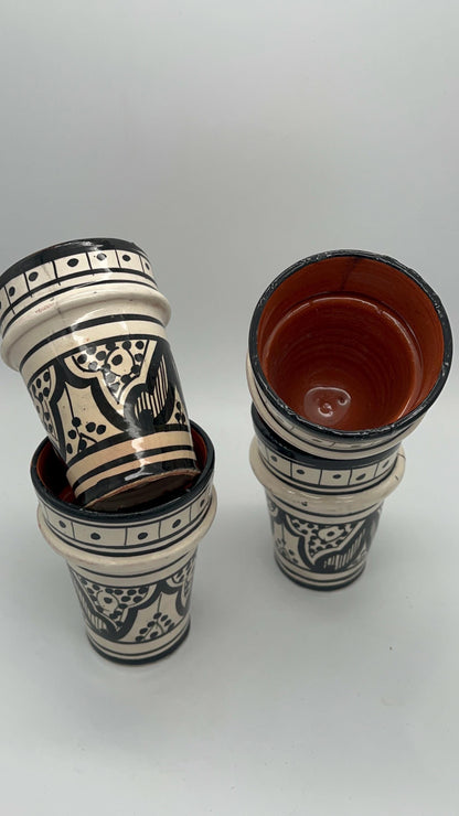 Moroccan Beldi Mug, Handmade, Boho Ceramic Tea Mug from Morocco