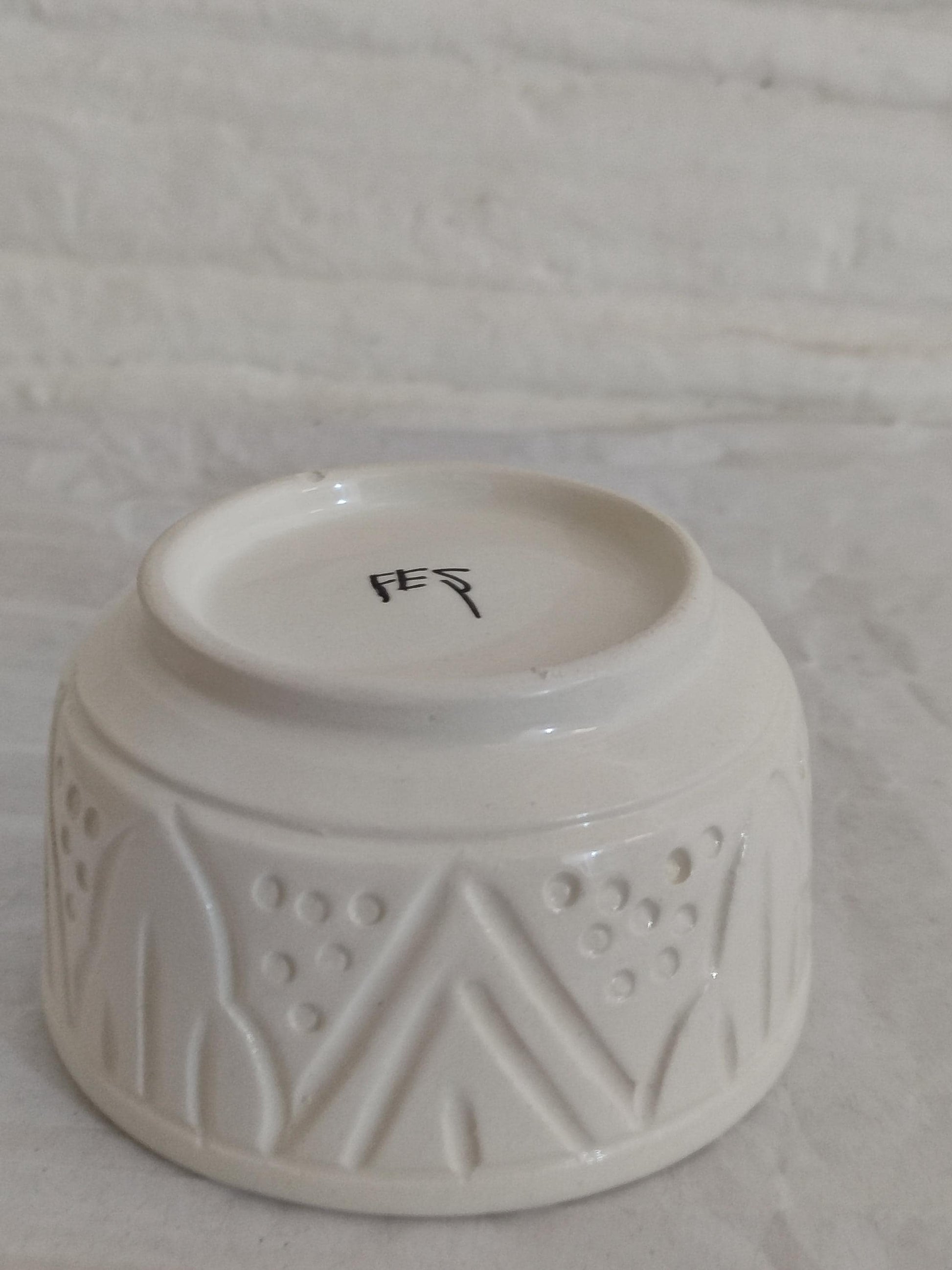 Set of 4 Handmade Moroccan Ceramic Soup,Salad Bowls - Small Ceramic Serving Pottery Bowl for Your Home & Kitchen - Handmade Decorative Gift