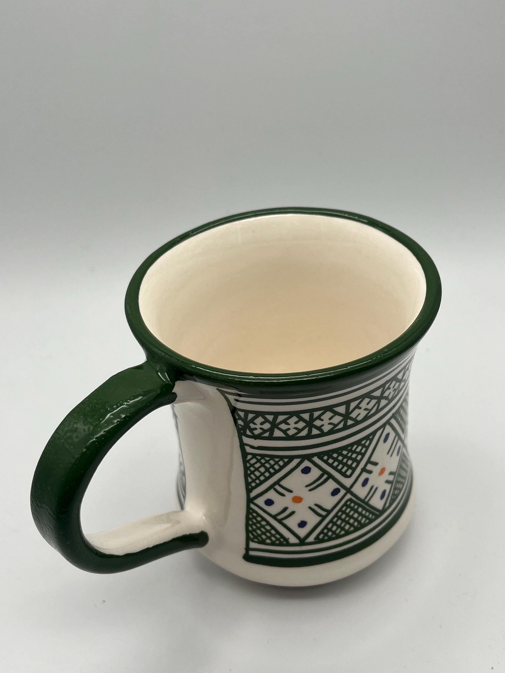 Moroccan Beldi Mug, Handmade, Boho Ceramic Tea Mug from Morocco