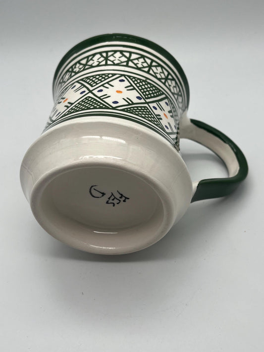 Moroccan Beldi Mug, Handmade, Boho Ceramic Tea Mug from Morocco