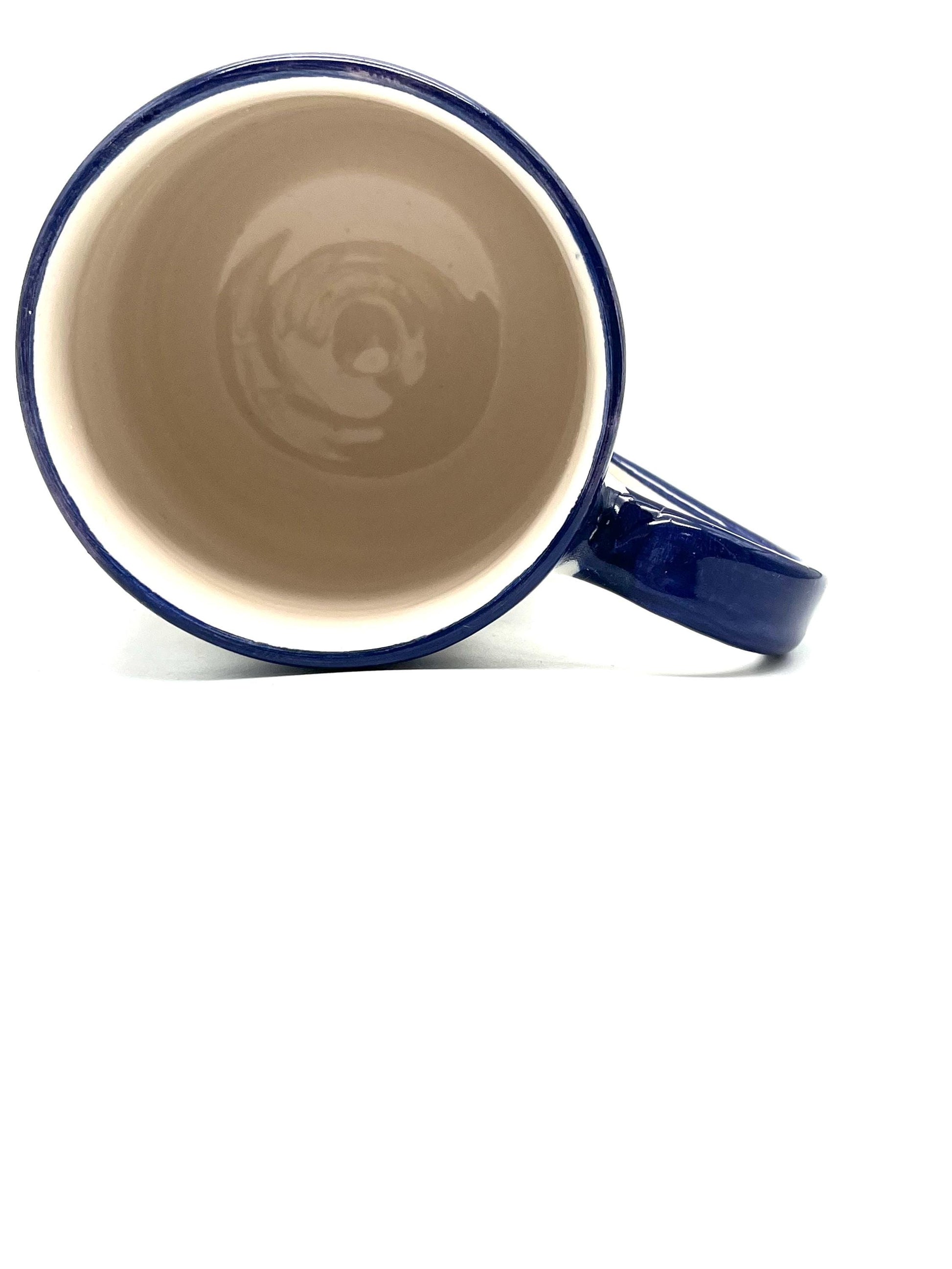 Moroccan Beldi Mug, Handmade, Boho Ceramic Tea Mug from Morocco