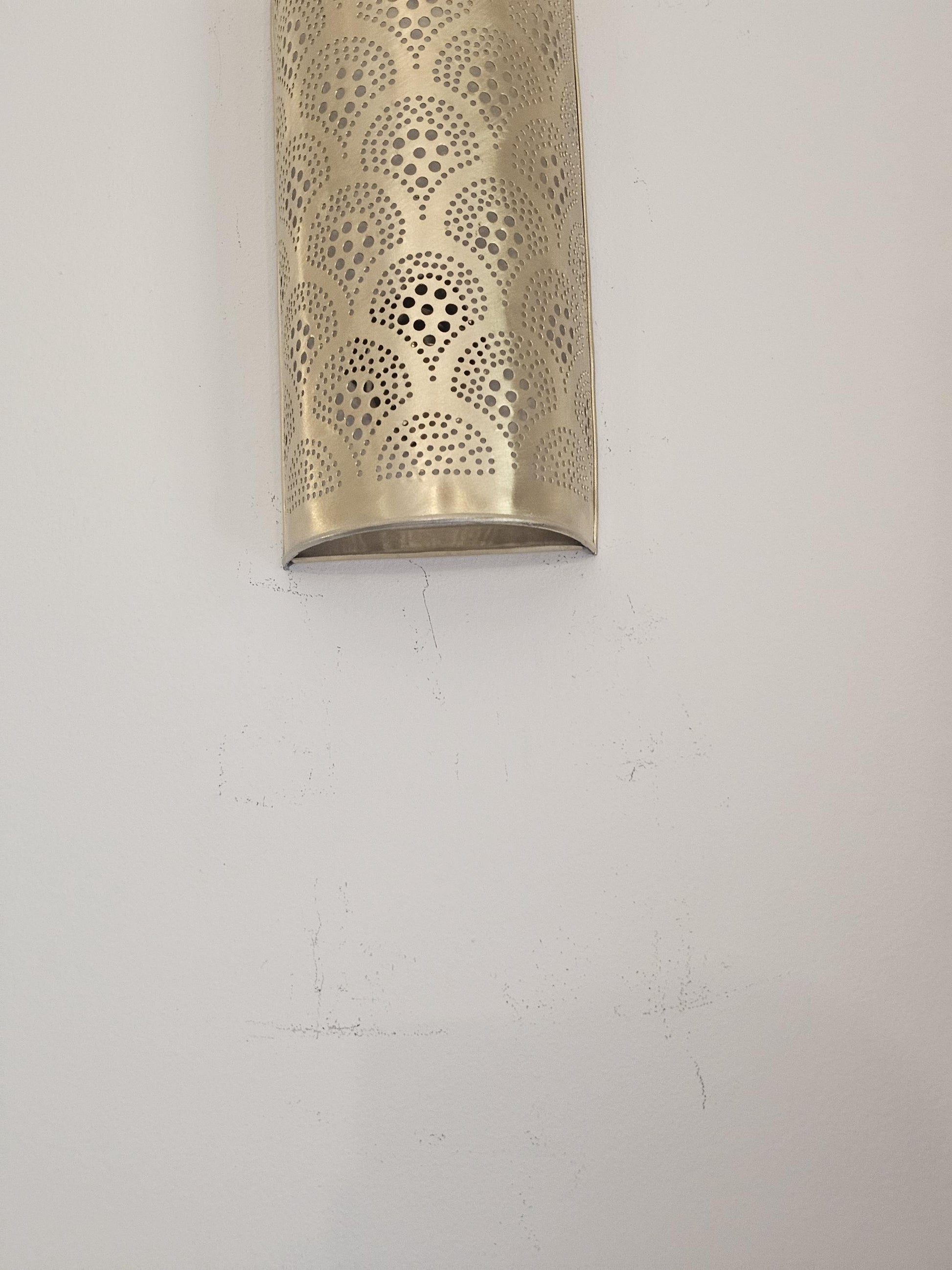 Moroccan Brass Wall Sconce, Brass Wall Lamp