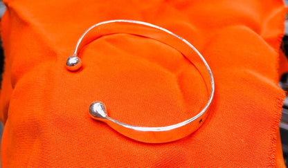 Engraved Berber Silver Bracelet - Handmade Ethnic Jewelry