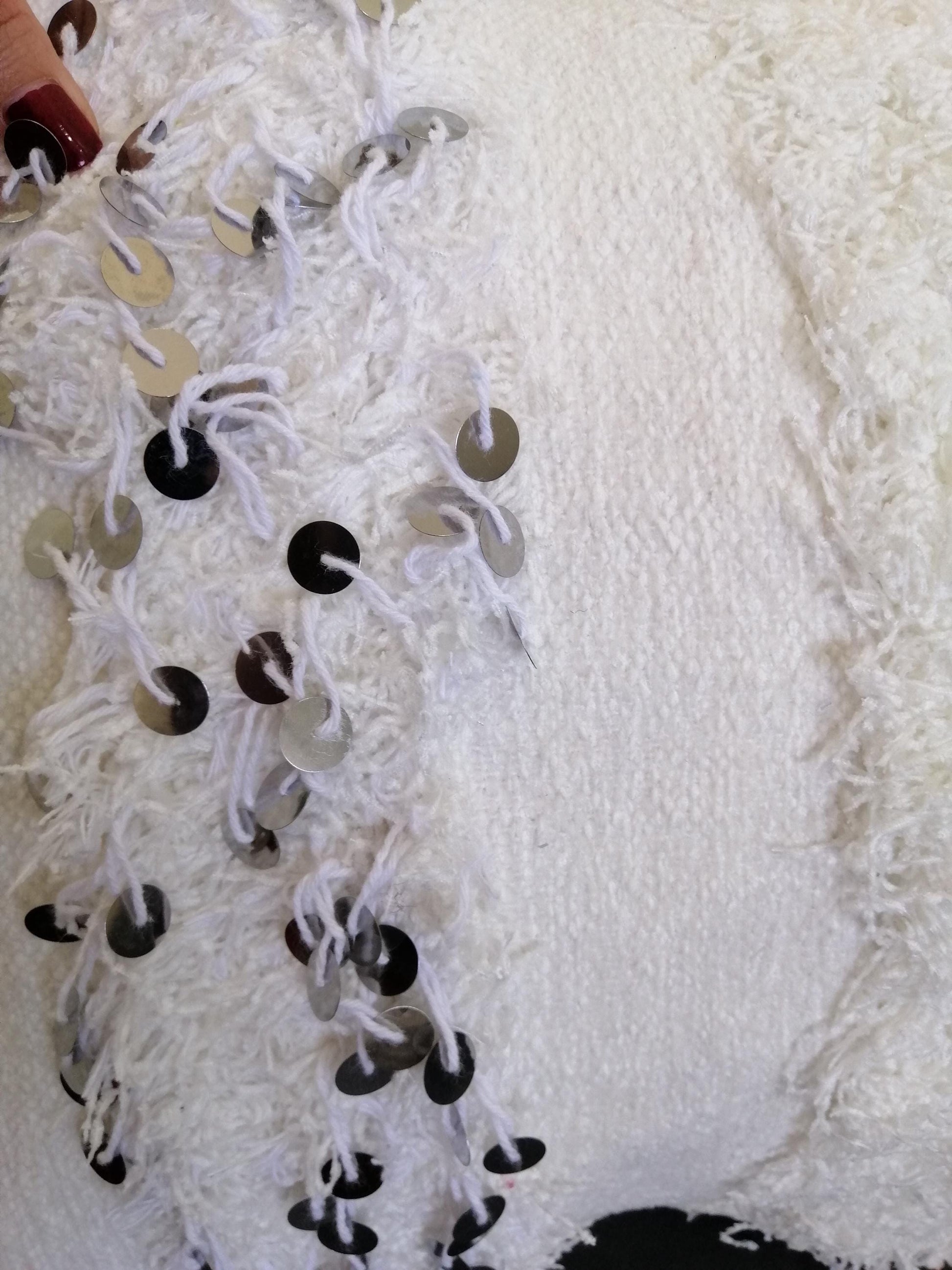 Gorgeous Moroccan Pillows Handmade Cushion Shaggy Berber Pillows Moroccan Sofa White Pillow