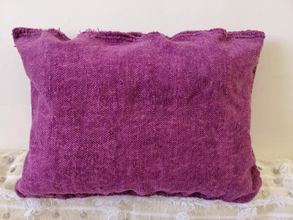 Shinny Shaggy Pink Pillows Wedding Handmade Cushion Cover Berber Handira Pillows Moroccan Sofa Pink Sequins Pillow