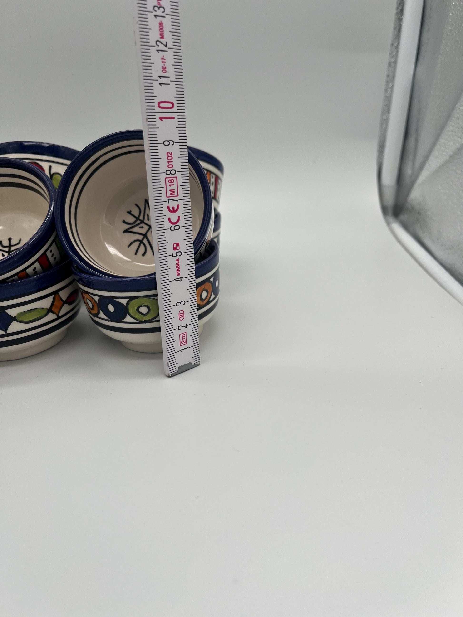 Handmade Ceramic Bowls - Unique Mother'S Day Gift Ideas, Hand-Painted Moroccan Appetizer and Dip Bowls
