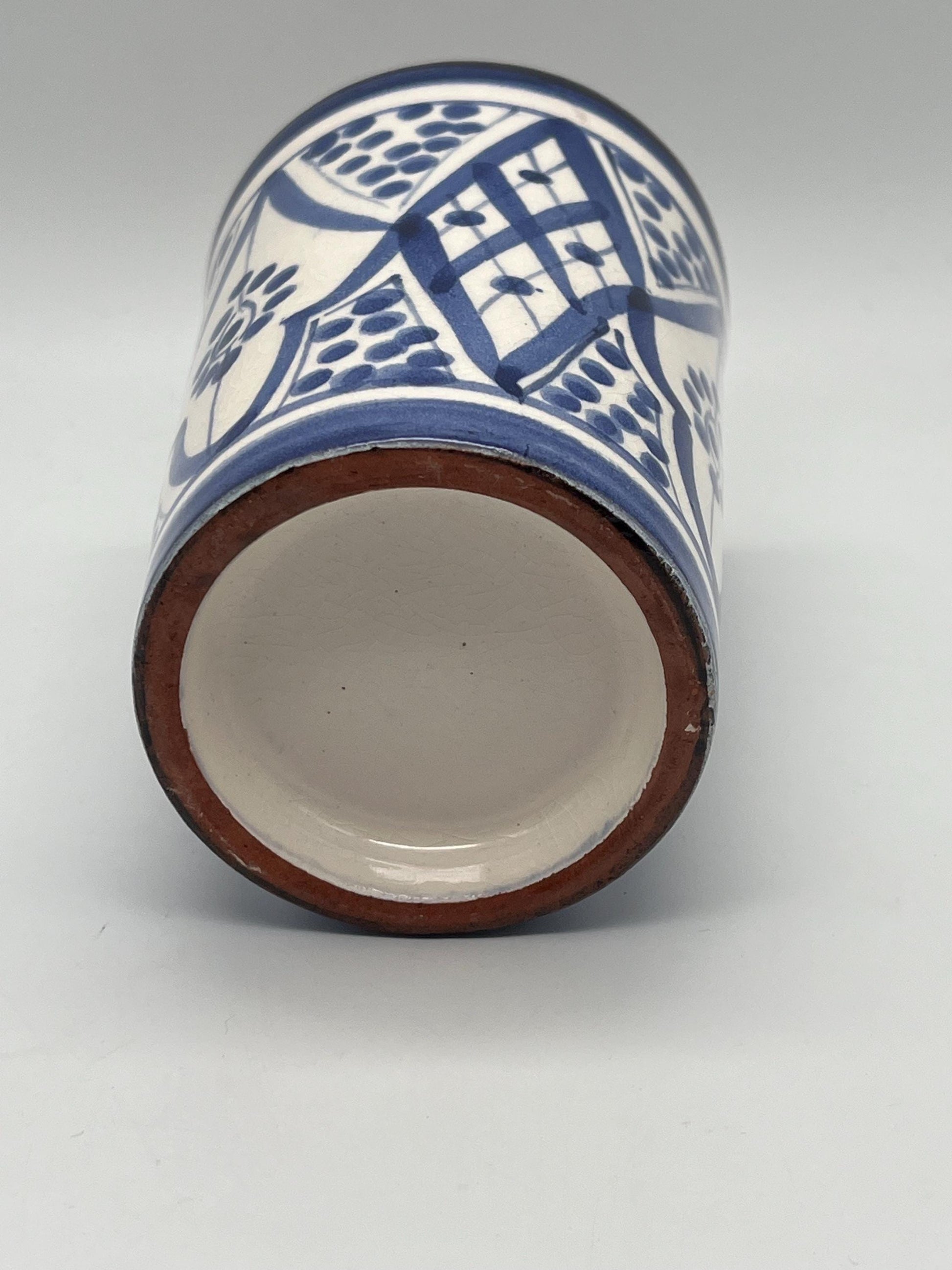 Moroccan Beldi Mug, Handmade, Boho Ceramic Tea Mug from Morocco