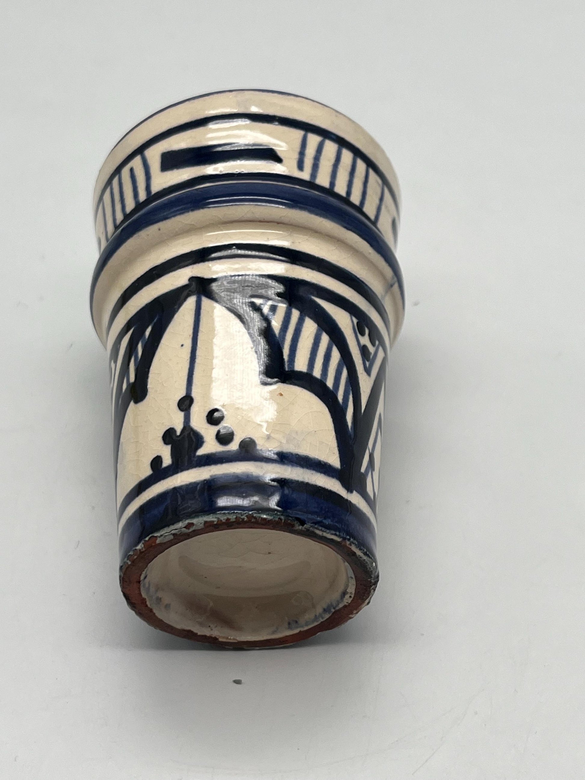 Moroccan Beldi Mug, Handmade, Boho Ceramic Tea Mug from Morocco
