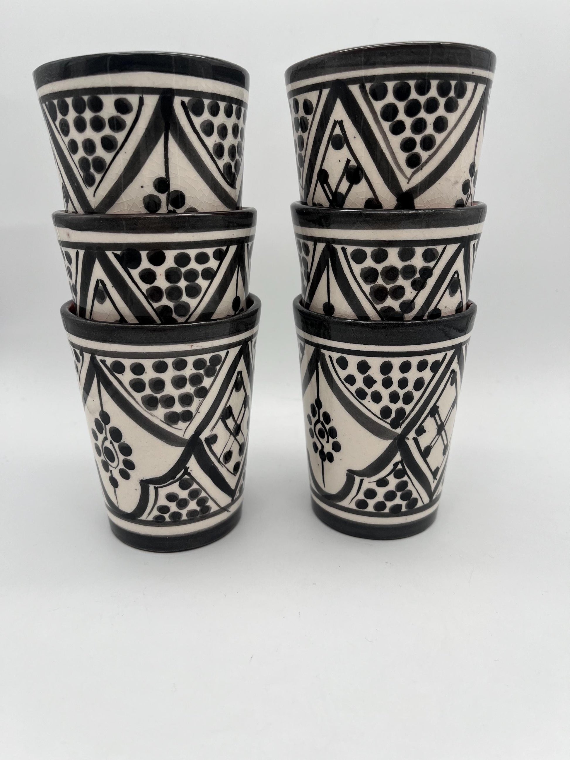 Moroccan Beldi Mug, Handmade, Boho Ceramic Tea Mug from Morocco