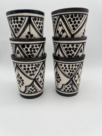 Moroccan Beldi Mug, Handmade, Boho Ceramic Tea Mug from Morocco