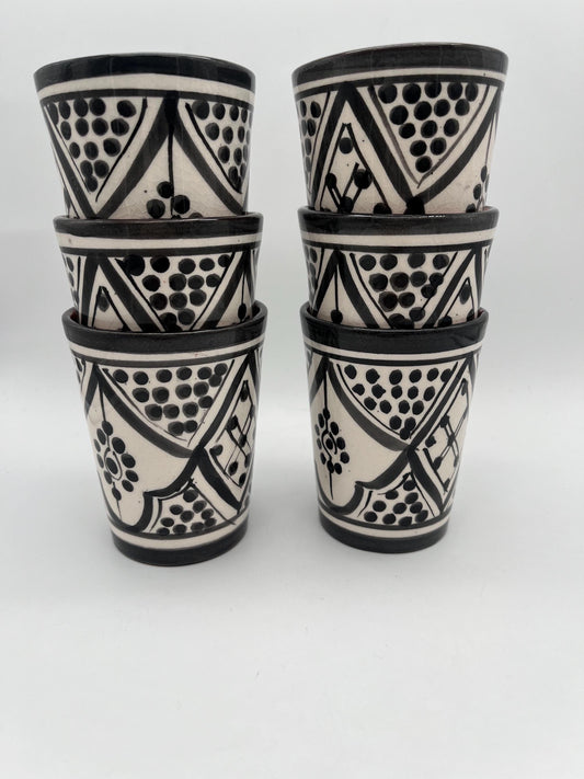 Moroccan Beldi Mug, Handmade, Boho Ceramic Tea Mug from Morocco