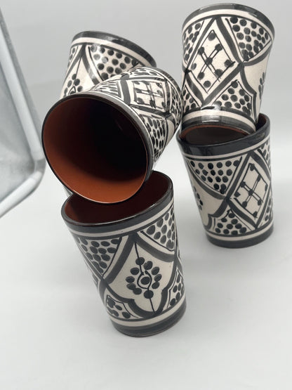 Moroccan Beldi Mug, Handmade, Boho Ceramic Tea Mug from Morocco