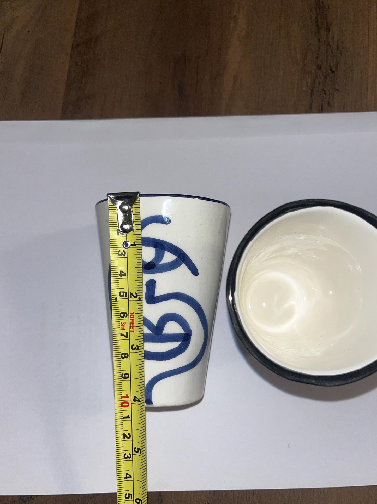 Moroccan Beldi Mug, Handmade, Boho Ceramic Tea Mug from Morocco