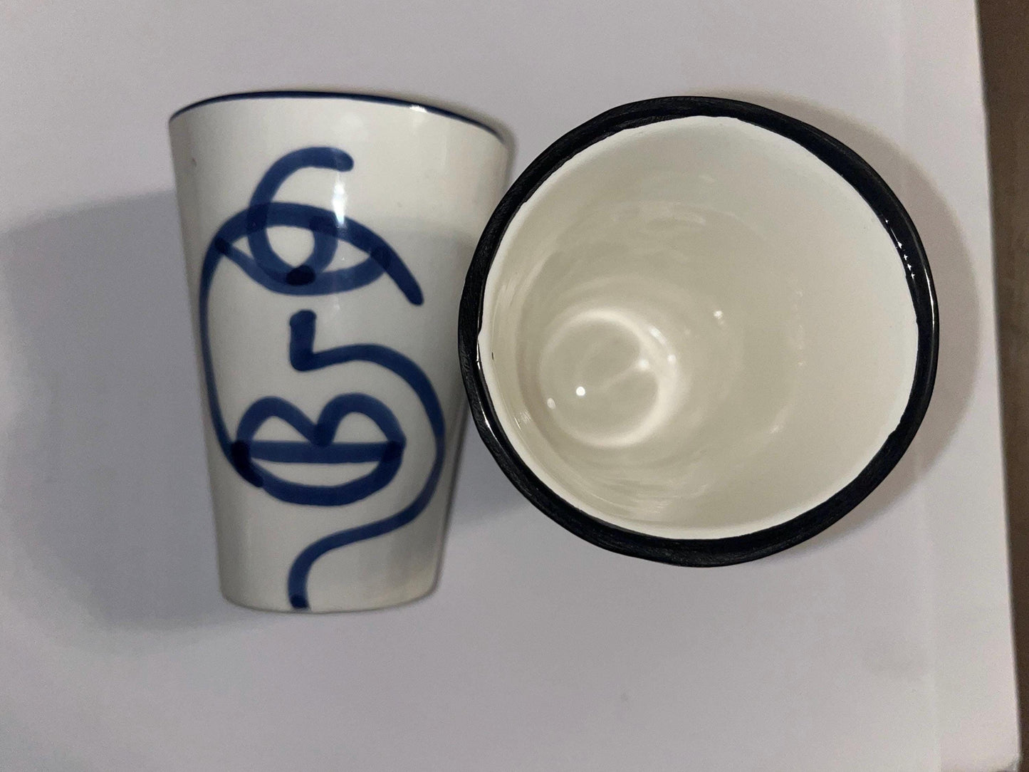 Moroccan Beldi Mug, Handmade, Boho Ceramic Tea Mug from Morocco