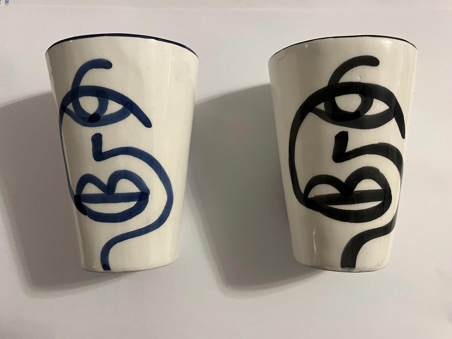 Moroccan Beldi Mug, Handmade, Boho Ceramic Tea Mug from Morocco