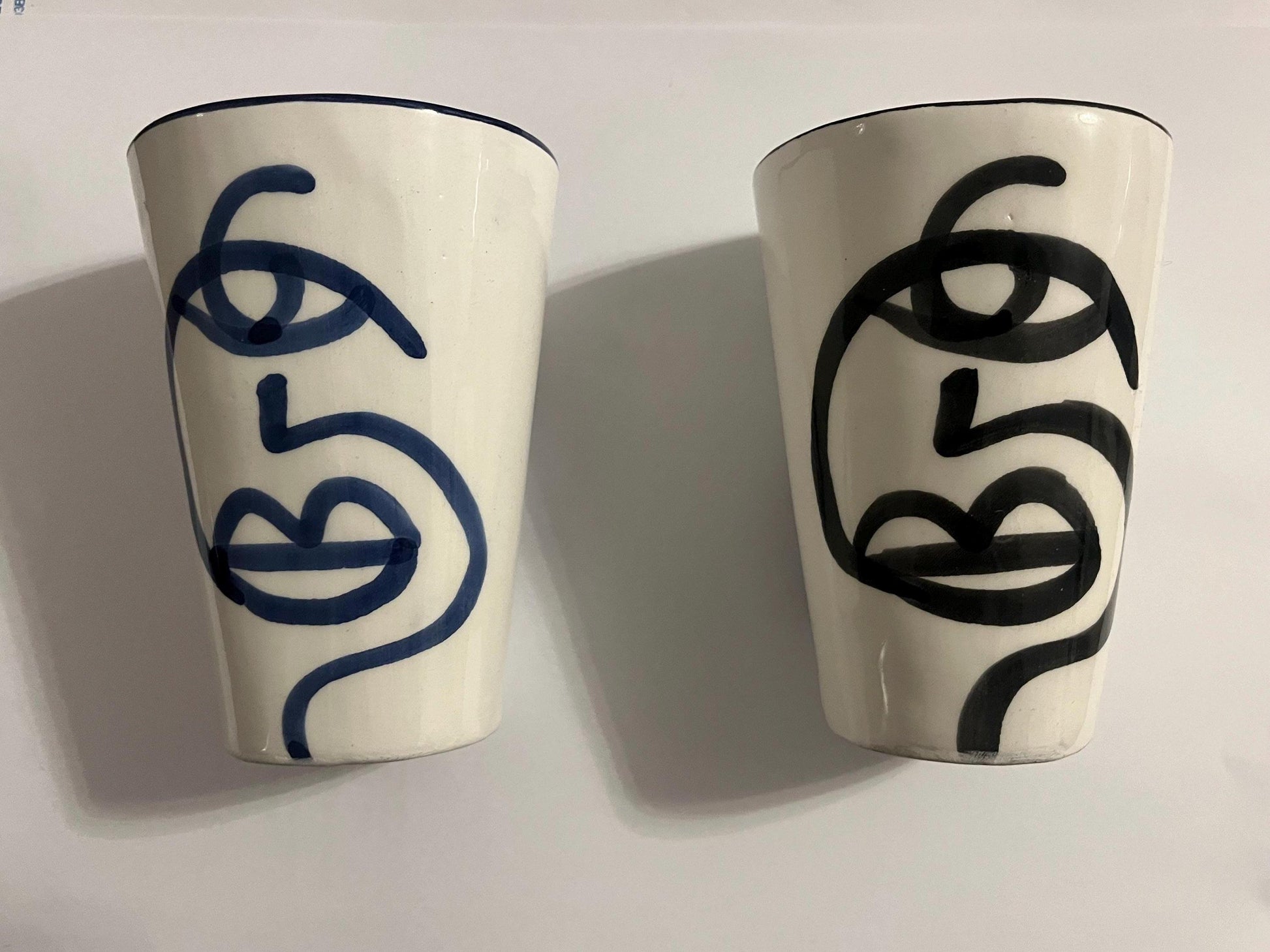 Moroccan Beldi Mug, Handmade, Boho Ceramic Tea Mug from Morocco