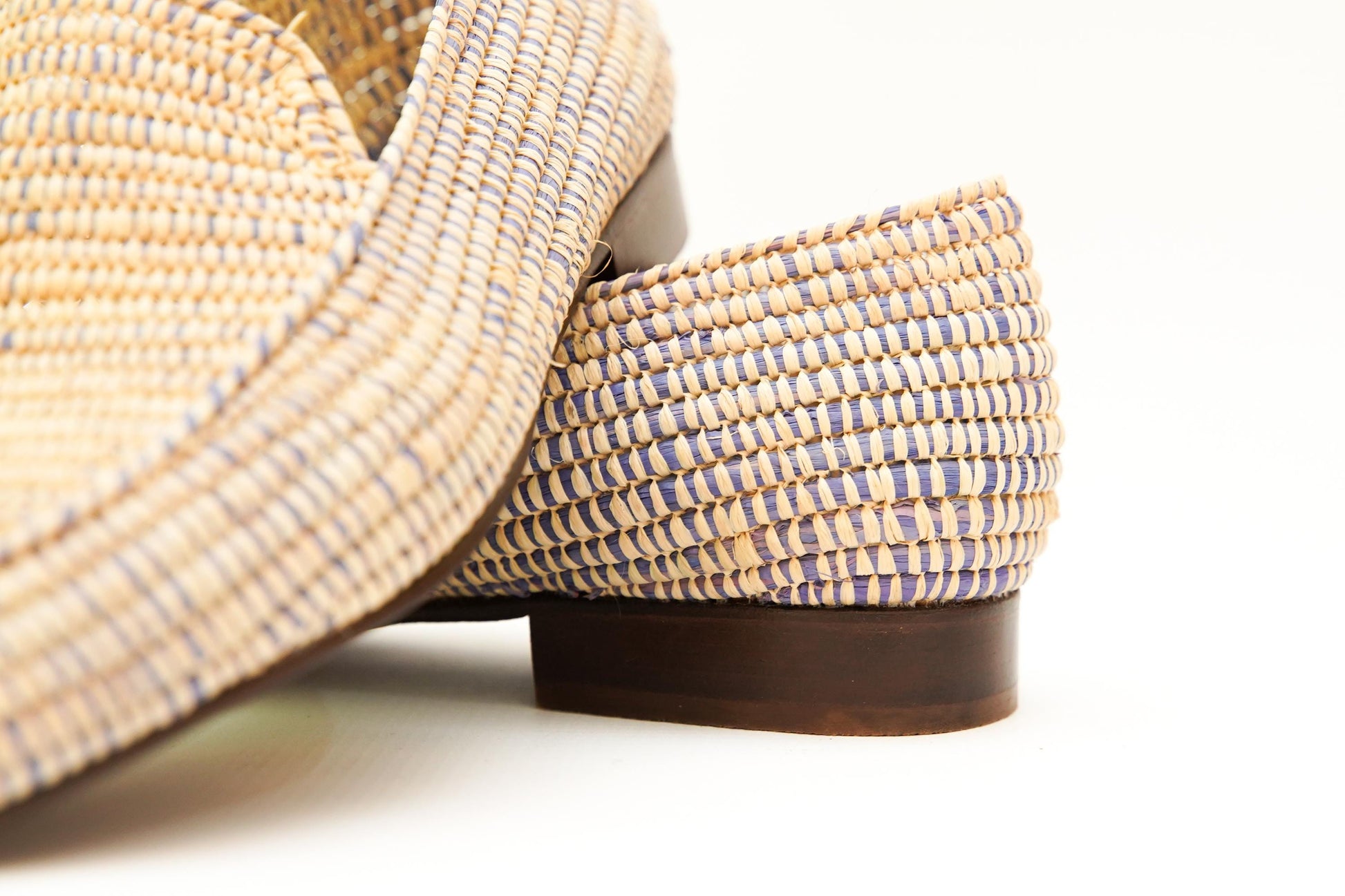 Handwoven Raffia Loafers – Moroccan Unisex Shoes – Natural Slip-On Flats – Boho Artisan Footwear