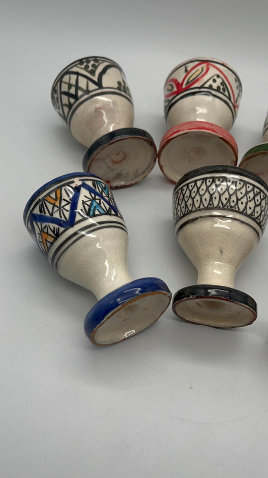 Handmade Moroccan Ceramic Egg Holder