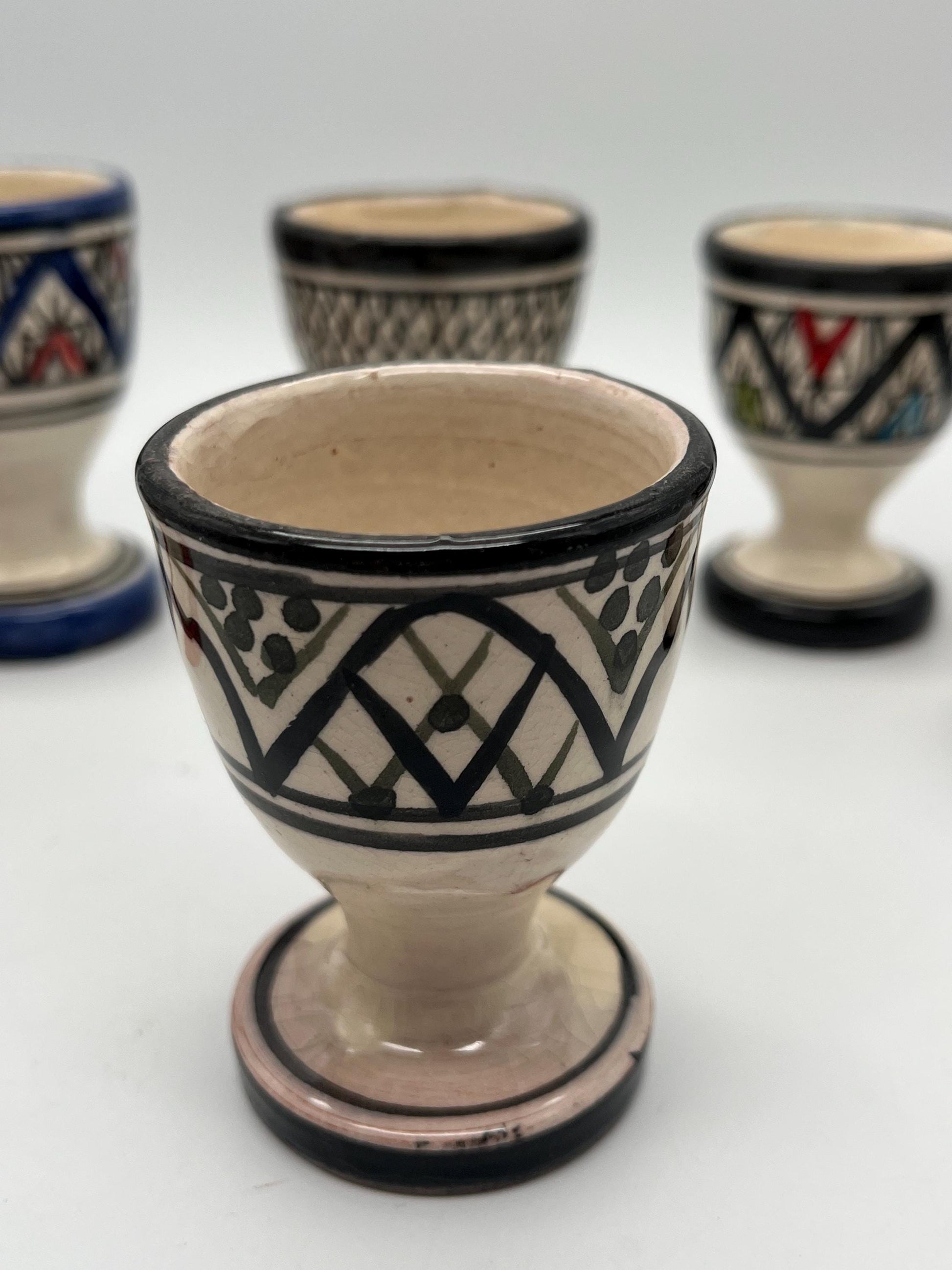 Handmade Moroccan Ceramic Egg Holder