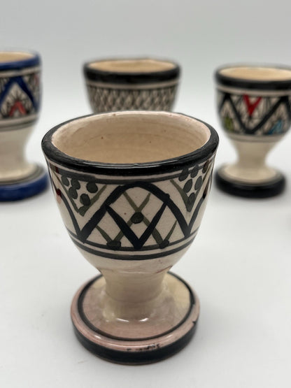 Handmade Moroccan Ceramic Egg Holder