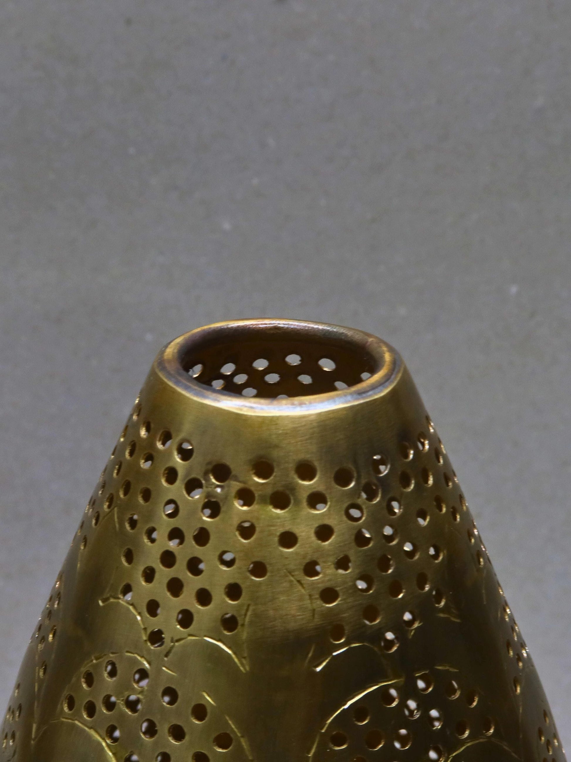 Unlacquered Brass Pierced Table Lamp Unique Design- Floor Lamp, Moroccan Lightingunique Moroccan Decor Light
