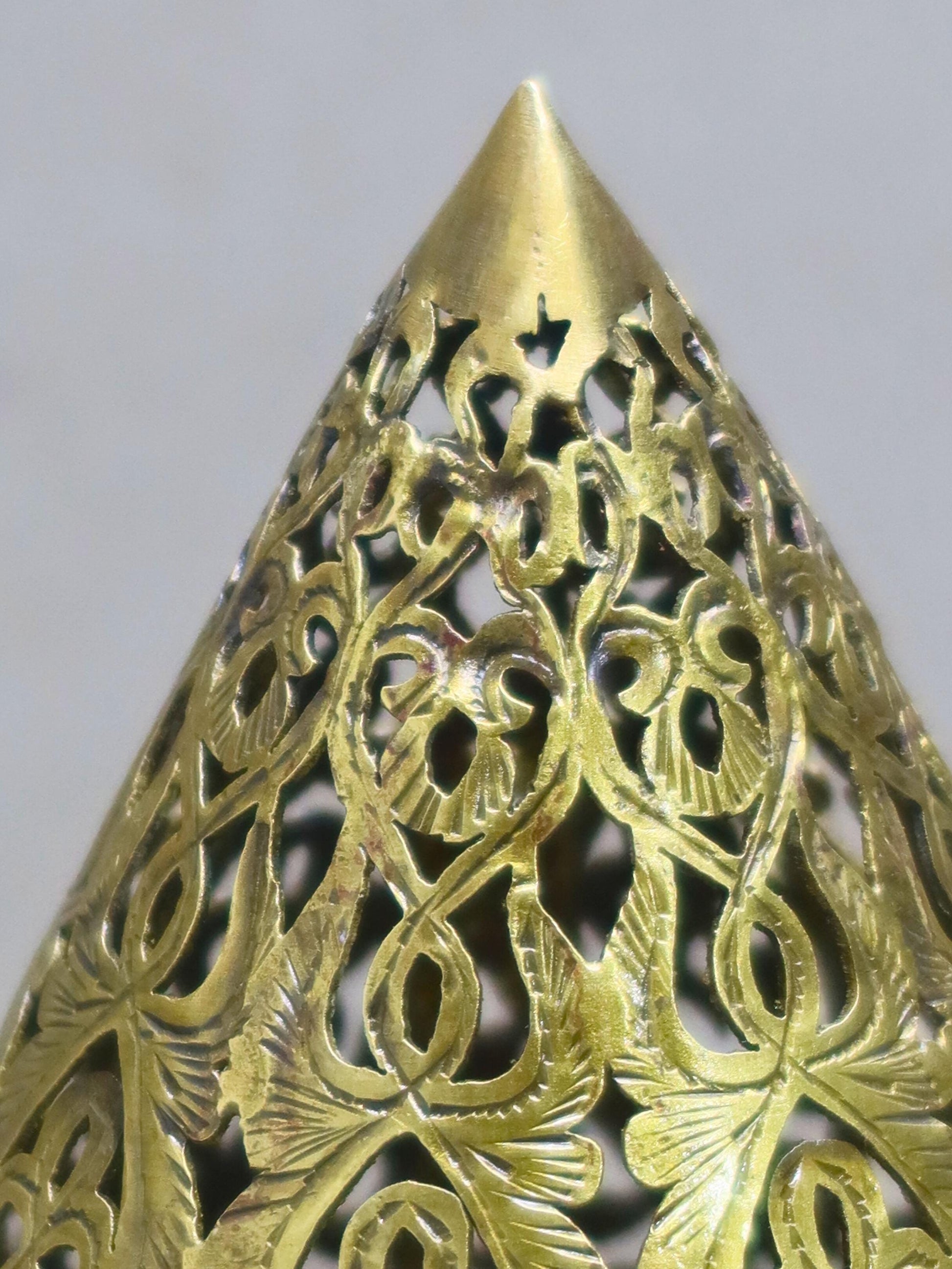 Unlacquered Brass Engraved Table Lamp - Floor Lamp, Moroccan Decor, Moroccan Lighting