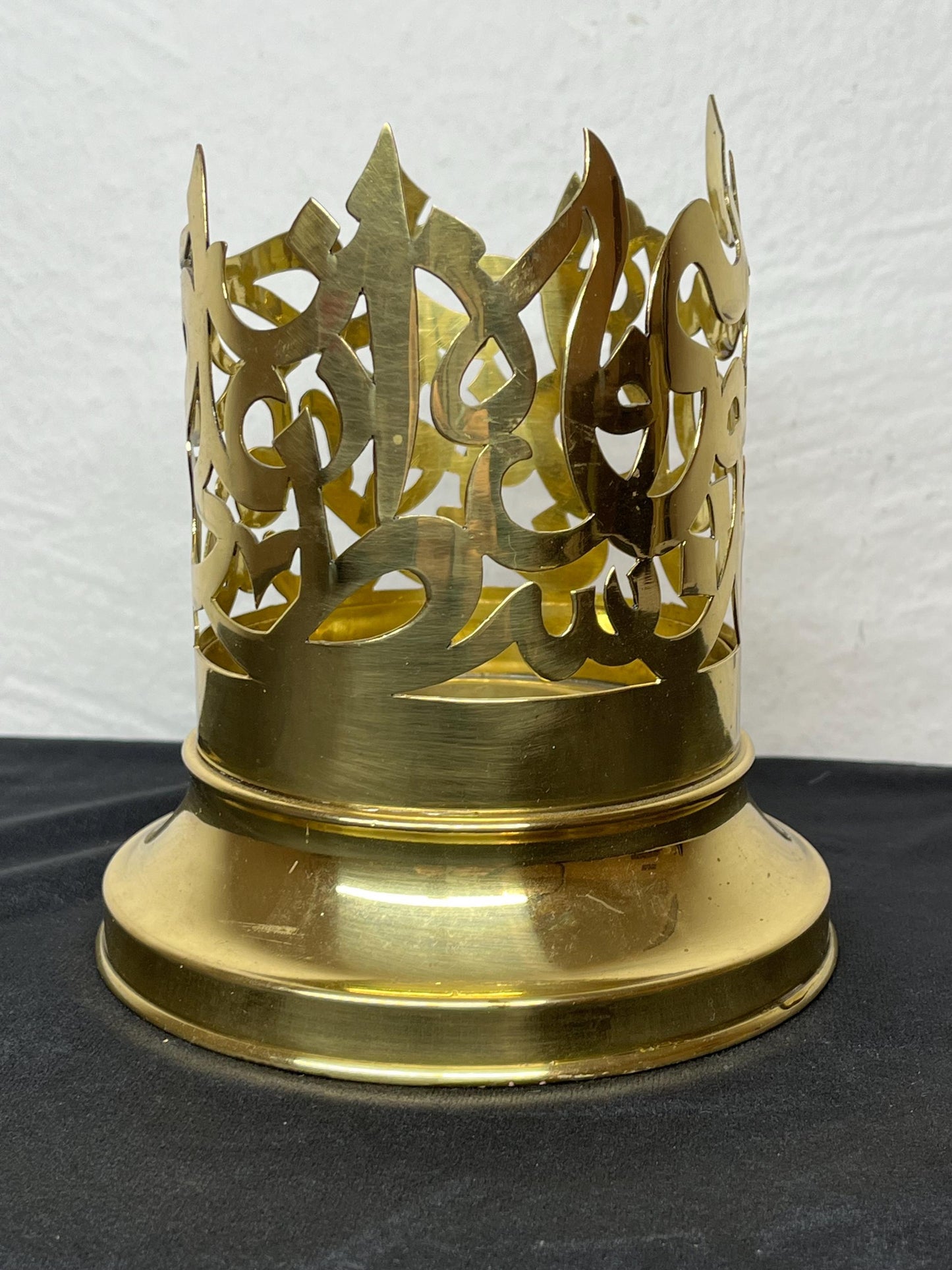 Brass Candle Holder | Islamic Handmade Home Decor | Dining Table Decoration | House Warming Gift | EID Ramadan Islamic Table